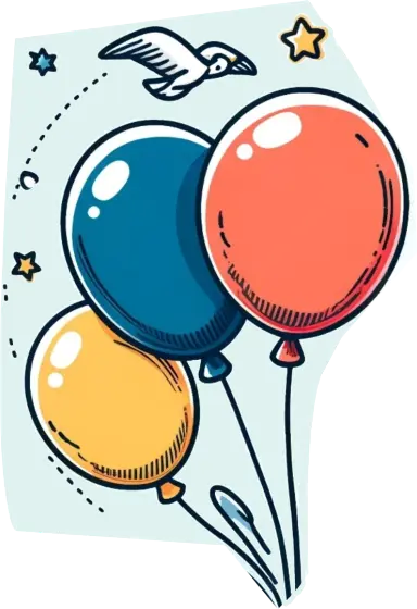 balloons illustration