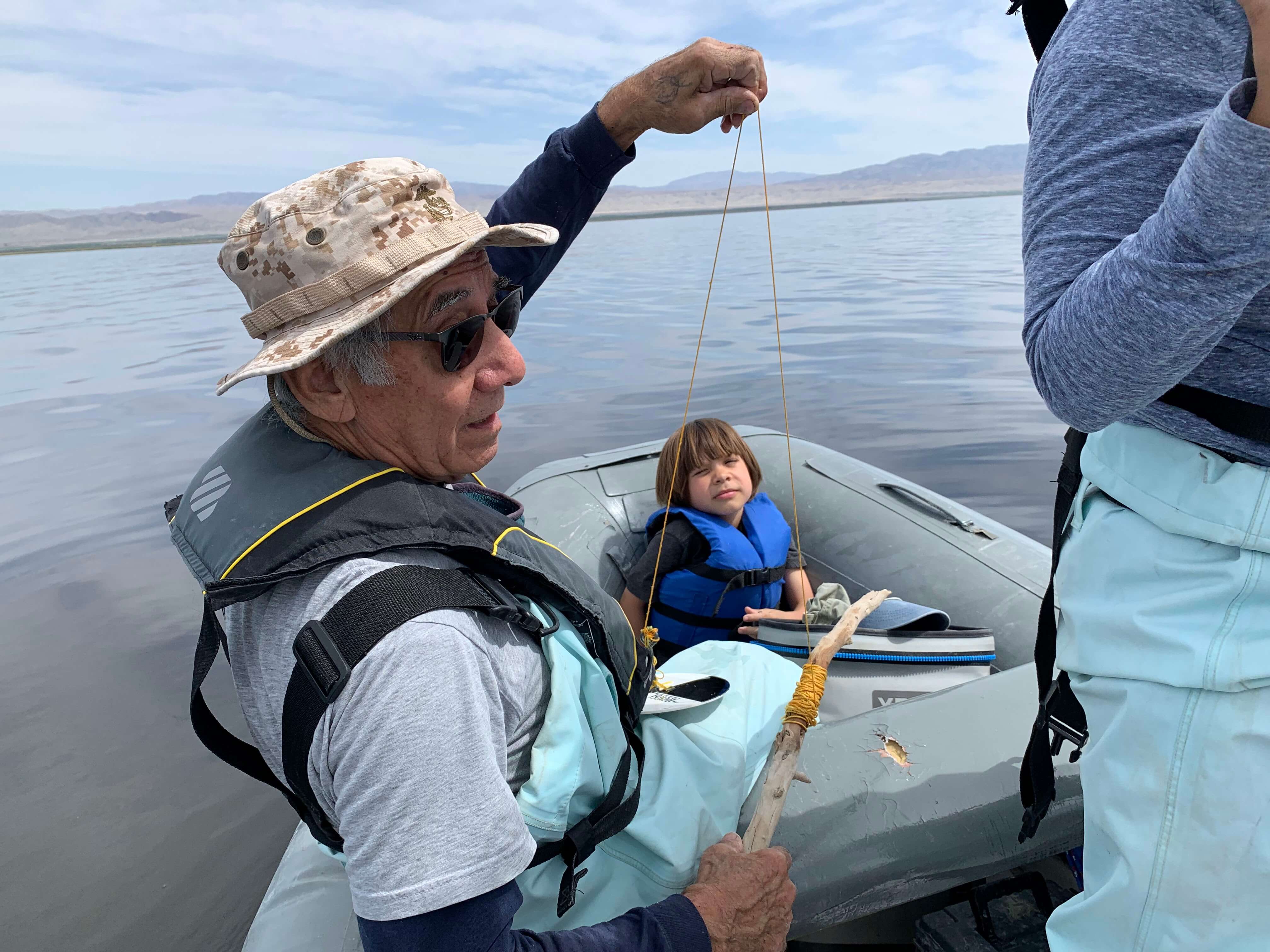 man on boat